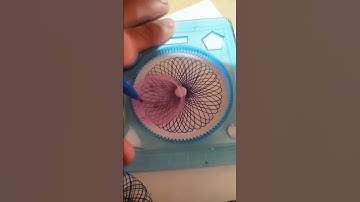 How many rotations did pen make in total? #spirograph #viralshort