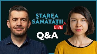 Q&A cu Dragoș Pătraru și Maria Bucuria | Starea Sănătății LIVE 12 iunie 2025