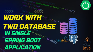 How to work with two ✌ databases in Single spring boot application? #database #postgres #mysql