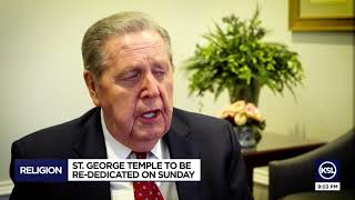 'I'm planning on eternity': President Holland rededicates historic St. George Utah Temple