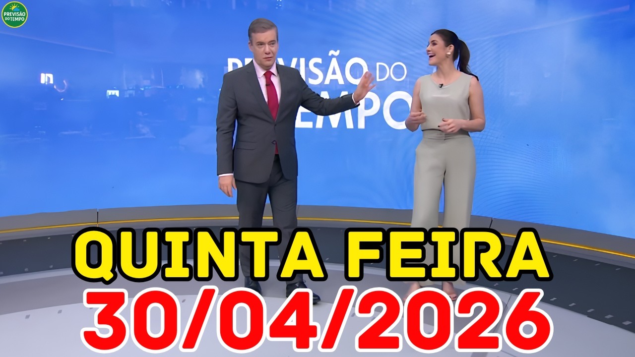 ALERTA DE 70MM: Chuva forte e risco de alagamentos hoje | Previsão do Tempo Jornal Hoje 30/04
