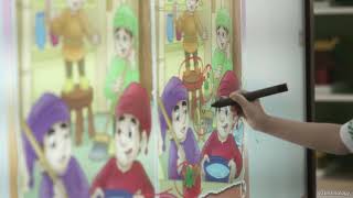 Instalasi BenQ Interactive Flat Panel (IFP) Sekolah Santa Ursula Jakarta