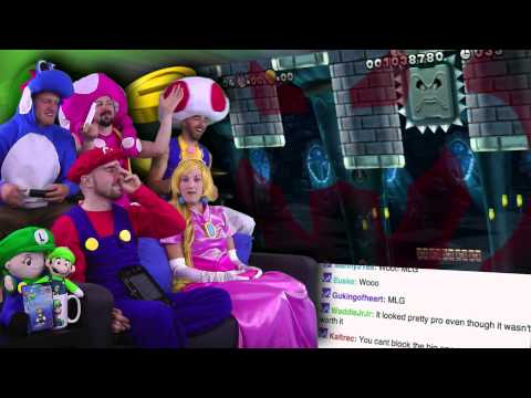 Wendy's Thwomp Castle! - New Super Luigi U is AWESOME! - Part 4 - Wendy's Thwomp Castle! - New Super Luigi U is AWESOME! - Part 4