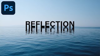 Text Reflections with Photoshop Generative Fill