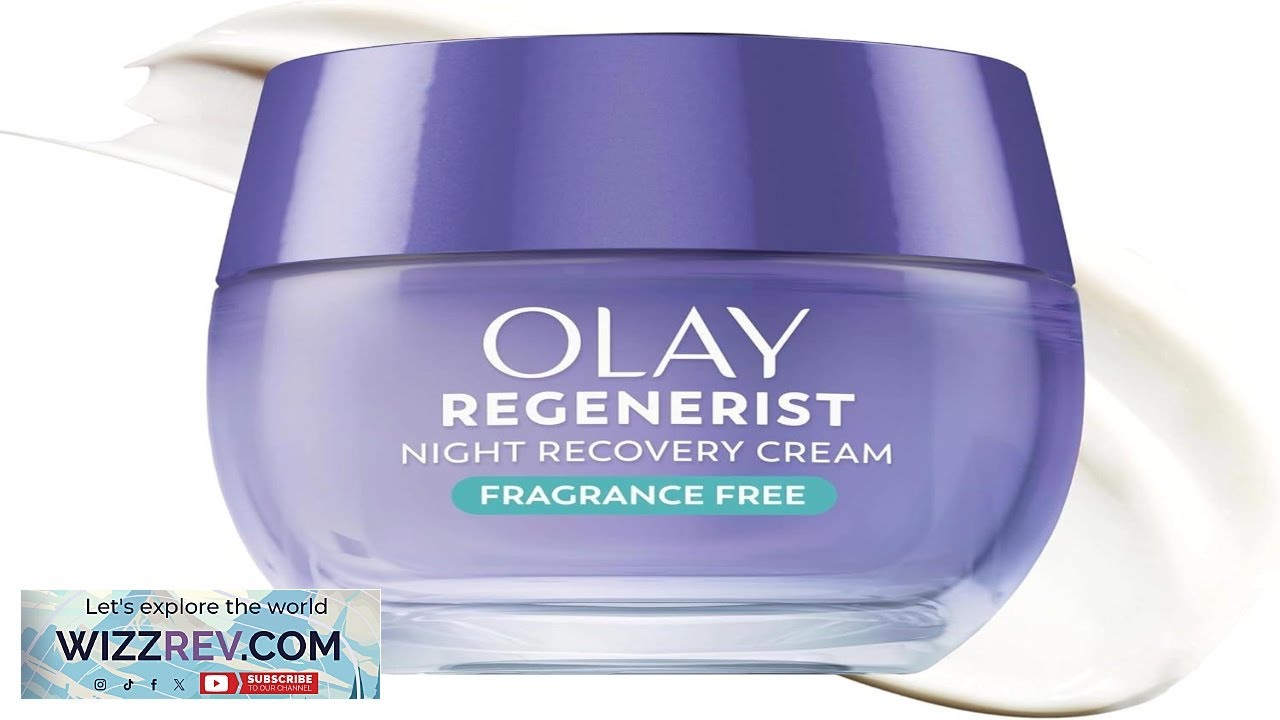 Olay Night Cream for Face Anti Aging Face Moisturizer for Women Fragrance Free