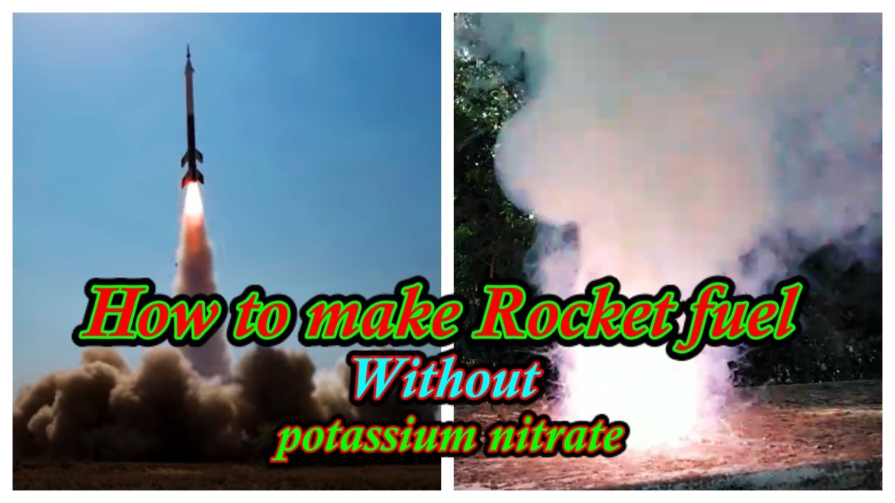 How to make rocket fuel at home without potassium nitrate Part 1 YouTube
