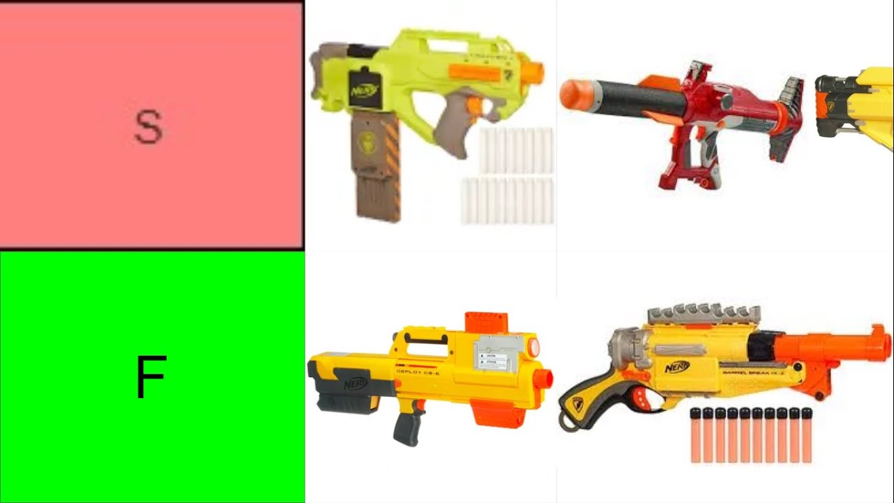 Nerf N-Strike Tier List!!!
