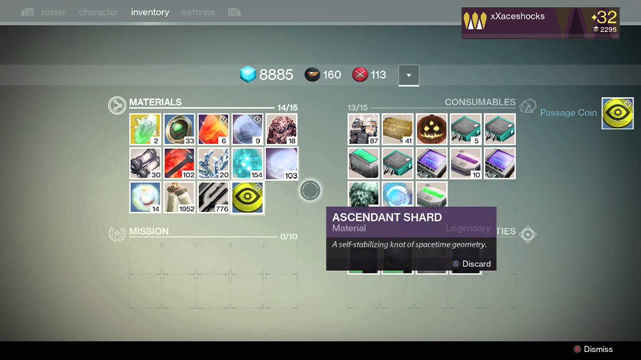 Destiny I got a trials of Osiris passage coin. (What)