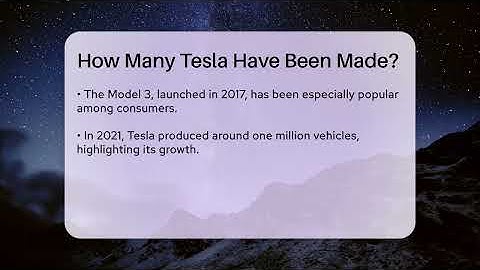 How Many Tesla Have Been Made? - Talking Tech Trends