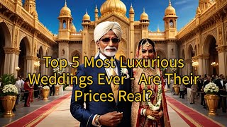 the top five most expensive weddings in the world
