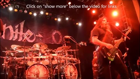 Nile in studio - Taproot play new song No One Else To Blame live - new I Declare War video!