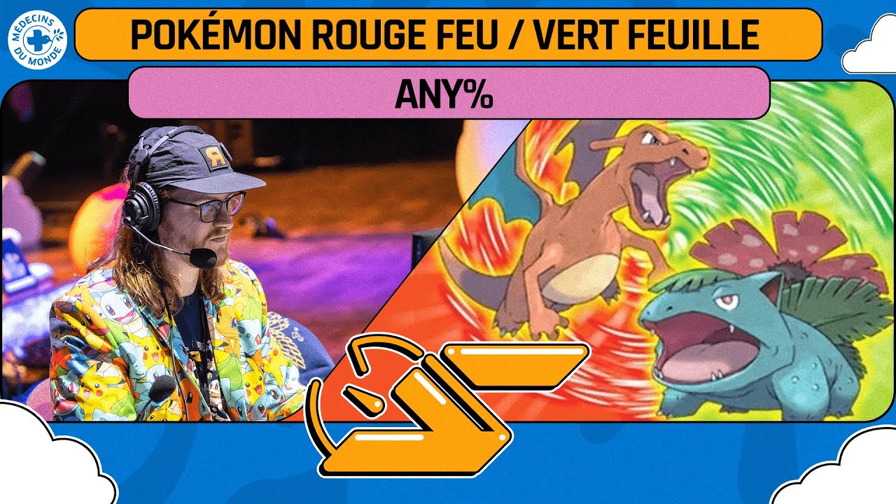 Pokémon Rouge Feu / Vert Feuille en Any% par Wharax en 1:30:10