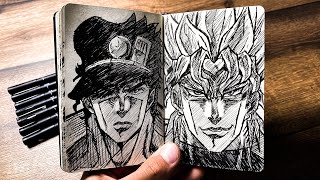 [ASMR] Drawing DIO (Real Time) - JoJo's Bizarre Adventure