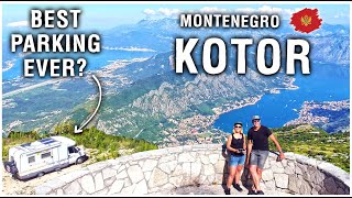 We drove the SERPENTINE road to Kotor! (Motorhome travel in the Balkans)