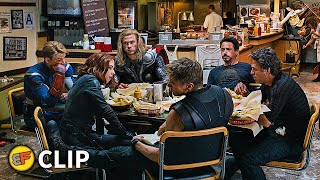 Avengers Eat Shawarma - After Credits Scene | The Avengers (2012) Movie Clip HD 4K