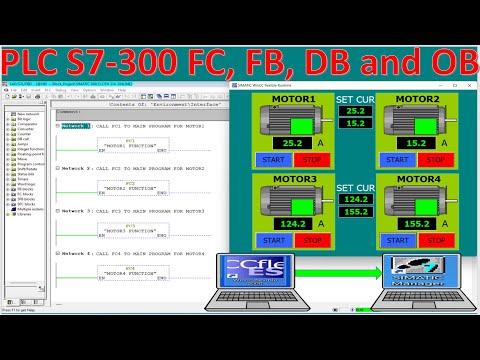 SIMATIC Manager V5.7 how to create FC, FB, DB and OB with simulation