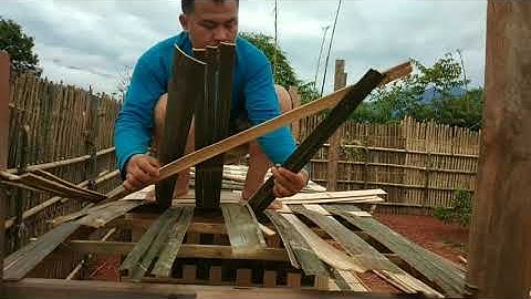 Make a chicken coop/ Ua cooj qaib PART#1