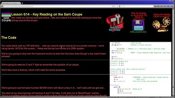 Key Reading on the Sam Coupe - Simple Z80 Assembly Lesson S14