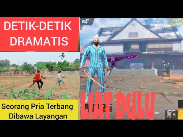 DETIK-DETIK DRAMATIS SEORANG PRIA TERBANG DI BAWA LAYANGAN 😱😱 class=