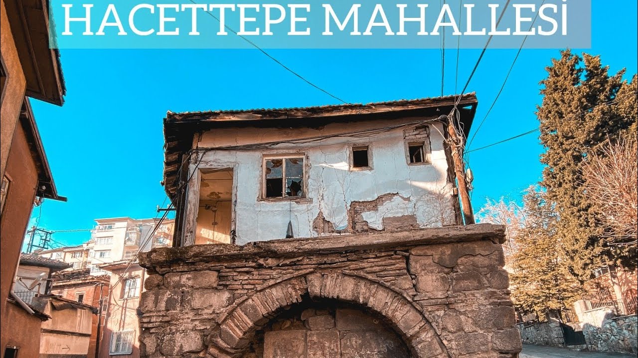 Hacettepe mahallesi ve hamam önü