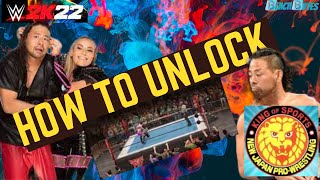 WWE 2k22 how to unlock japan hall