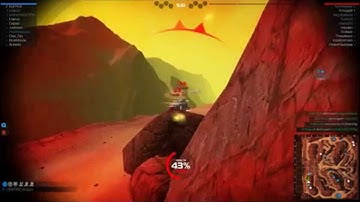 Robocraft - Tier 8 Hunter Killer, heavily damaged victory!