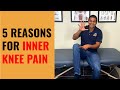 Inner knee pain: Why does the inside of my knee hurt? [5 Common Causes]