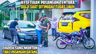 TUNANGAN SEORANG TENTARA DIGODA MANTANNYA!! TIBA2 PASANGANNYA PULANG KASIH KEJUTAN!! Lihat..