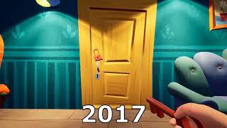 evolution hello neighbor 2014 2021