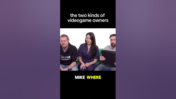 the two kinds of videogame owners