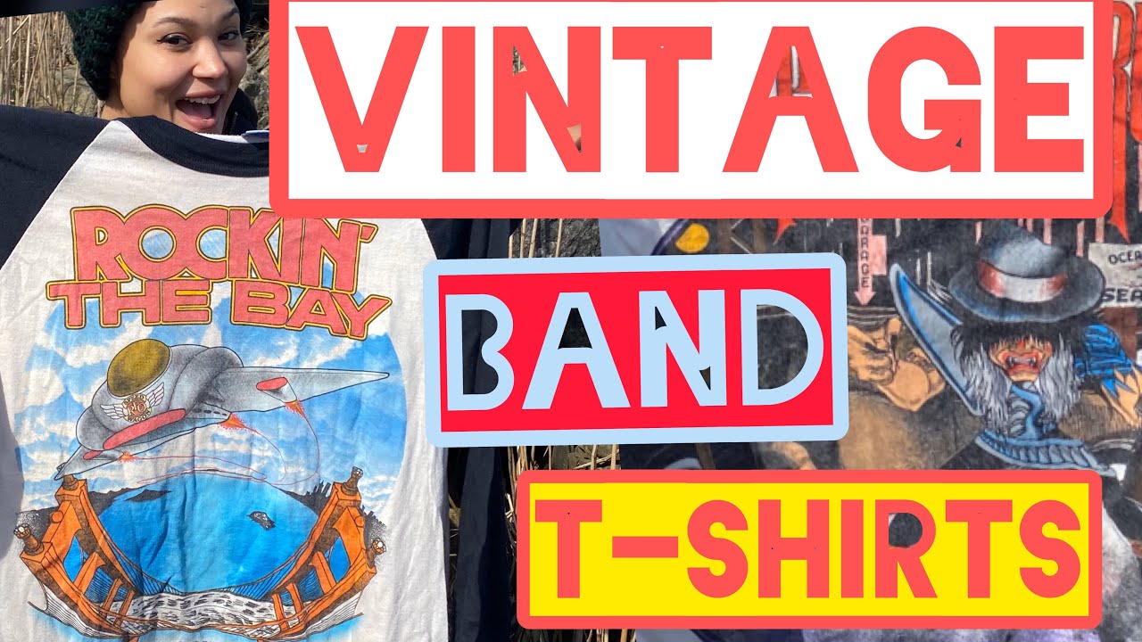 VINTAGE Single Stitched 70s-80s Rock concert T-shirts worth Thousands