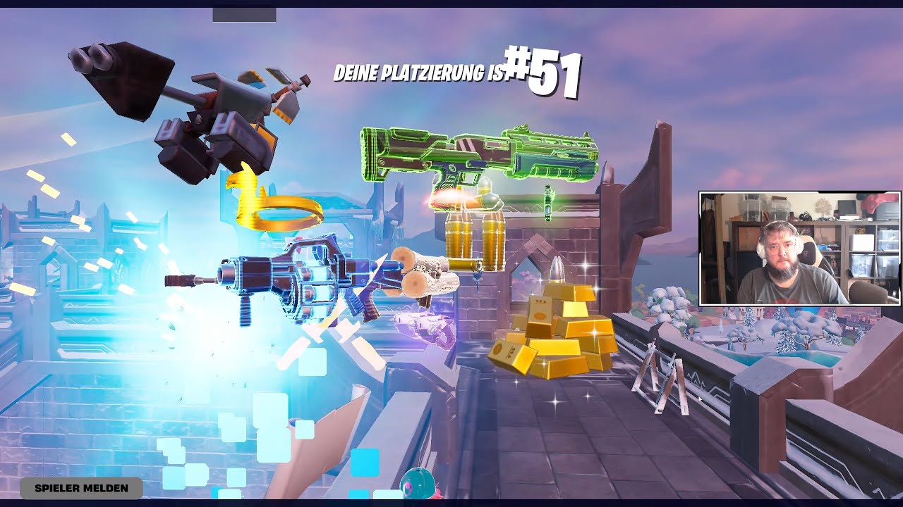 Fortnite | BATTLE ROYALE | SOLO | Platz 51 | Krone Verloren