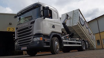 Scania container transport