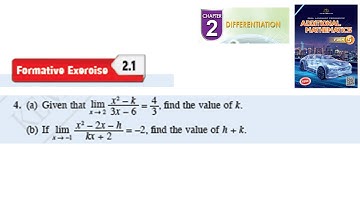Differentiation formative exercise 2.1 Q4 pembezaan latihan formatif 2.1 form 5 kssm