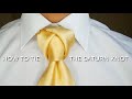 Saturn Knot With NO bulk under the collar | How to tie a tie 2019