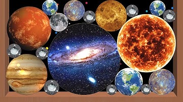 MERGE PLANET - Watermelon Planets (Color Balls Merge) Satisfying Mobile Game, Suika Game 2024