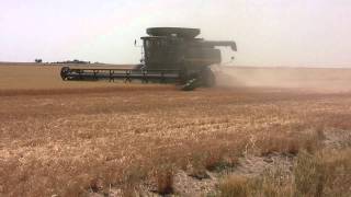 Oklahoma Wheat Harvest 2011  Texas County
