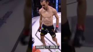 Unbeaten Luis Francischinelli finishes 6-1 Angelo Rivera Jr at LFA 208 #MMA