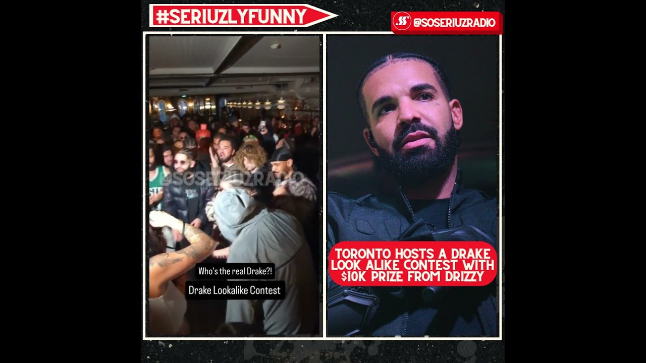 TORONTO THROWS DRAKE LOOK ALIKE PARTY WITH $10,000 PRIZE FROM DRIZZY!!!