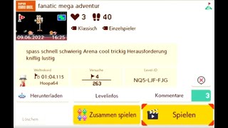 Mario Maker 2 - My Level Fanatic Mega Adventure