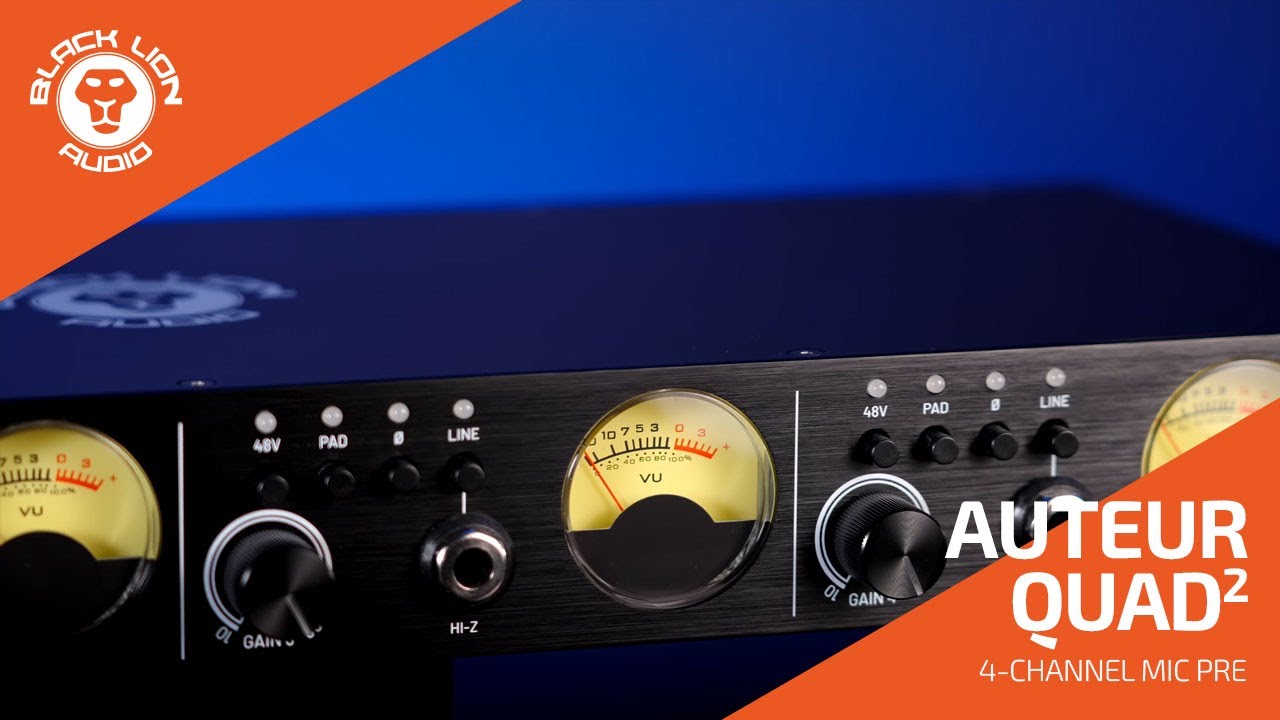 Introducing The Auteur Quad2 Four Channel Preamp!