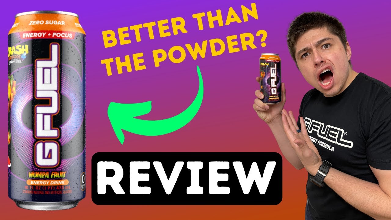 Wumpa Fruit GFUEL Can REVIEW!