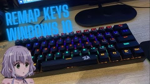 How To Remap Keys Windows 10 and How to change tilde key to esc key Red Dragon Lakshmi K606