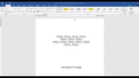 BCC3024: Converting from PSM 1 report to UMP Thesis template