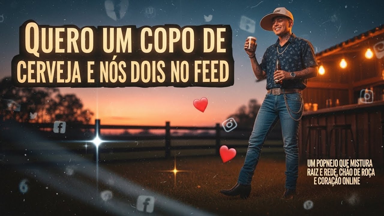 QUERO UM COPO DE CERVEJA E NÓS DOIS NO FEED...( POPNEJO | CLIP )