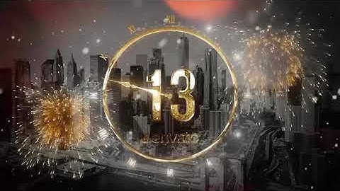 2020 New Year 2020 Gold Countdown | After Effects Project Files - Videohive template