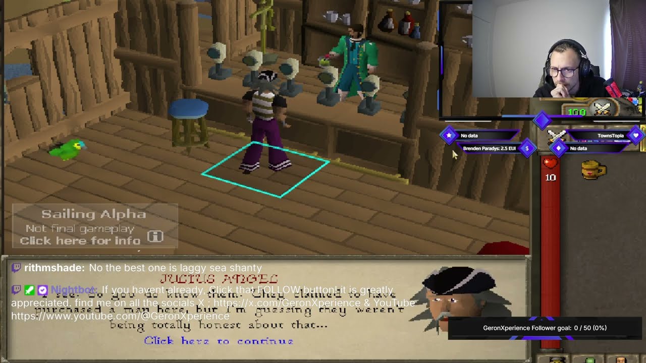 EXPLORING SAILING ALPHA FOR THE FIRST TIME | !goal | Let’s Discover OSRS Together! | [2266/2277] E