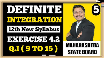 Definite Integration Ex.4.2 Part 5 | 12th Maths New Syllabus 2020 Maharashtra Board | Dinesh Sir