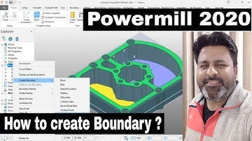 #Powermill boundary tutorial | #delcam cnc programming tutorials