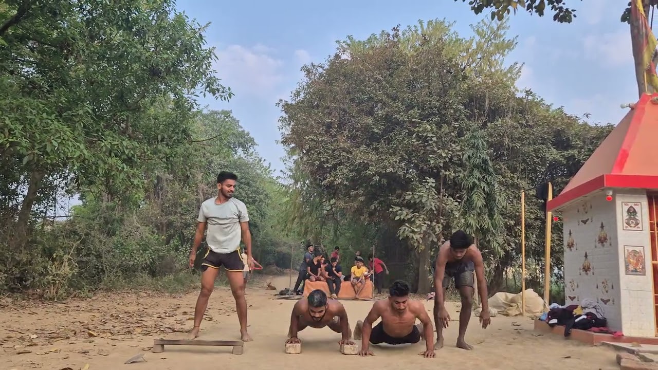 Sare pehlwaan bhai ke saath sapata #viral viedo